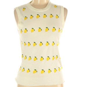 Super cute J. Crew sweater vest with lemons